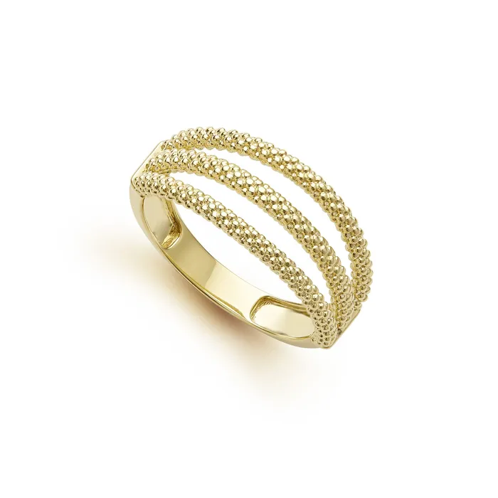 Rings LAGOS Signature Caviar 18K Gold Superfine Caviar Ring