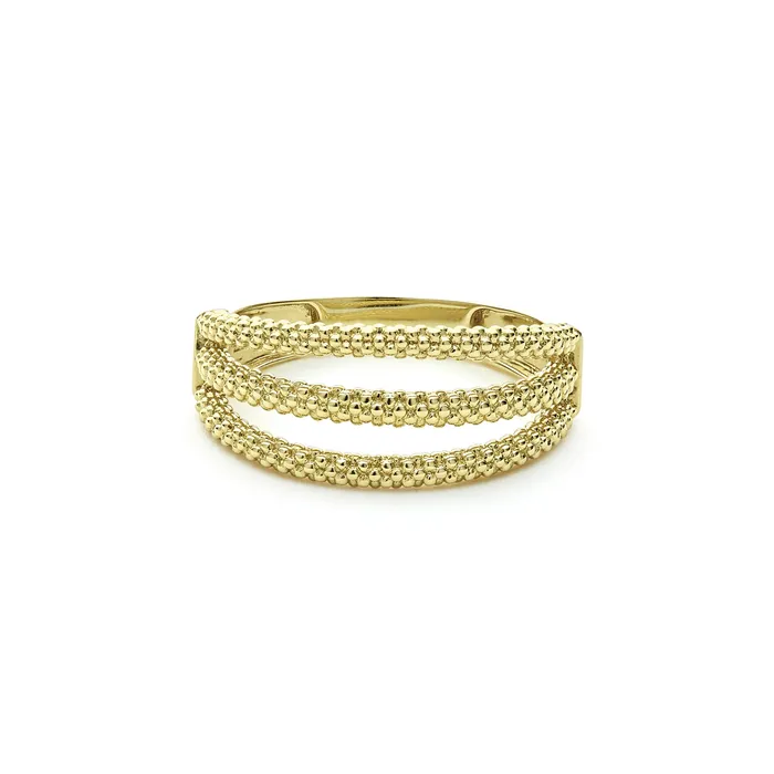 Rings LAGOS Signature Caviar 18K Gold Superfine Caviar Ring