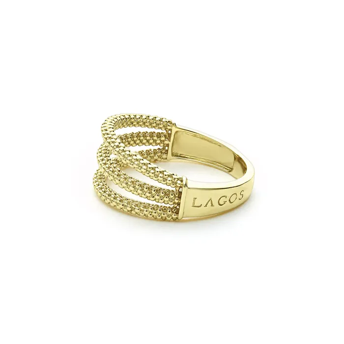Rings LAGOS Signature Caviar 18K Gold Superfine Caviar Ring