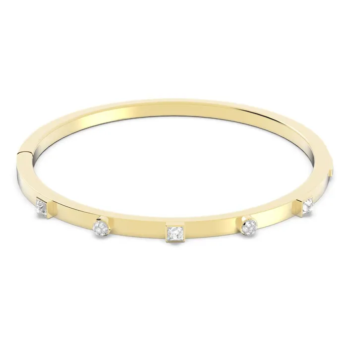 Rings Swarovski Swarovski Thrilling Bangle White Goldtone plated MEDIUM