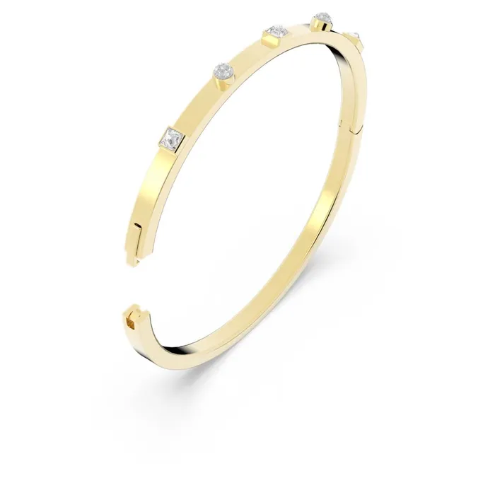 Rings Swarovski Swarovski Thrilling Bangle White Goldtone plated MEDIUM