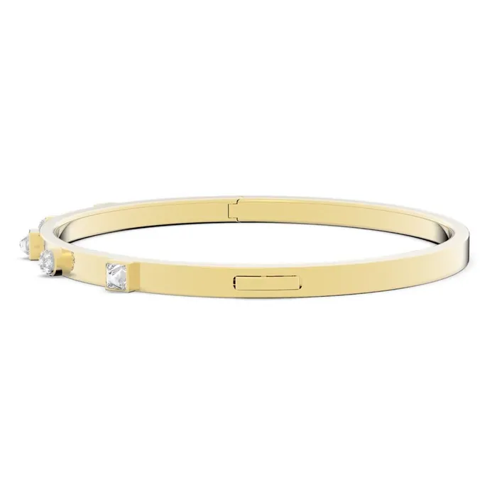 Rings Swarovski Swarovski Thrilling Bangle White Goldtone plated MEDIUM