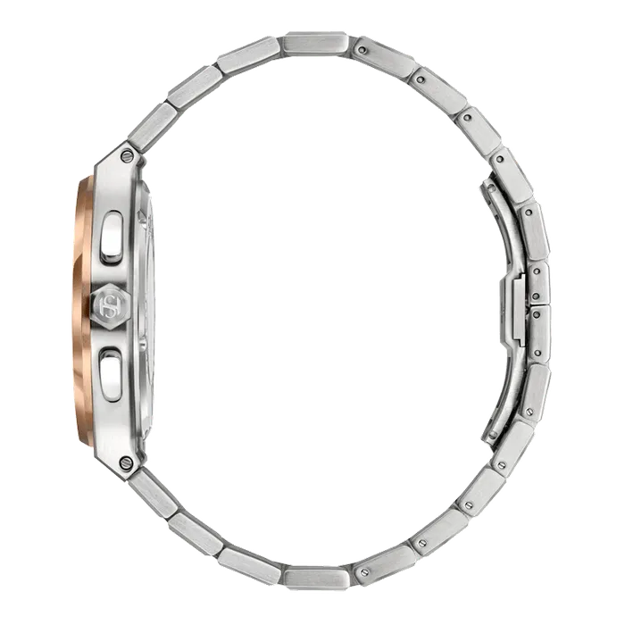Saint Honore Haussman Mens White Dial Silver Rose Gold Watch Saint Honore Rings