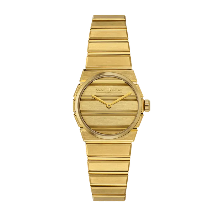 Saint Honore PreStyled Sets Saint Honore Odeon Womens Gold Plated Dial Full Gold Watch