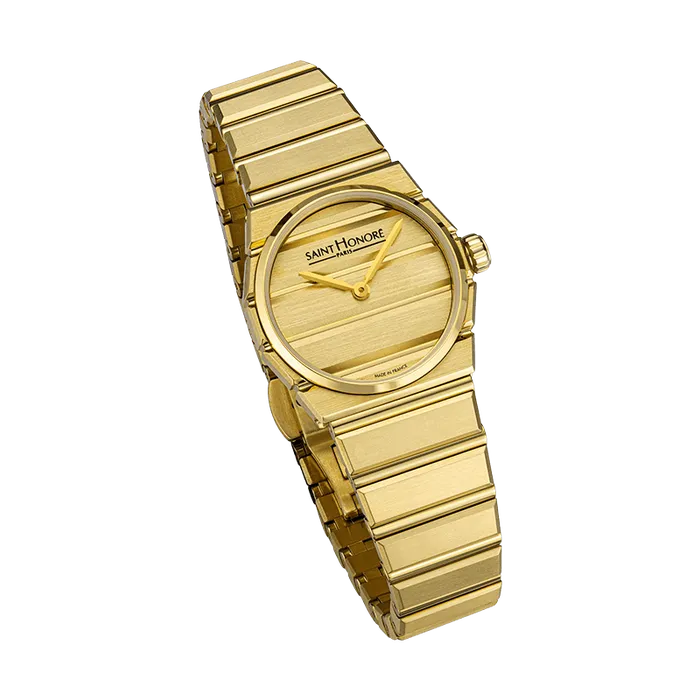 Saint Honore PreStyled Sets Saint Honore Odeon Womens Gold Plated Dial Full Gold Watch