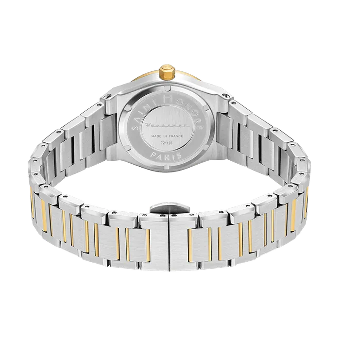 Saint Honore Watches Saint Honore Haussman Womens Champagne MOP Dial Silver Gold Watch