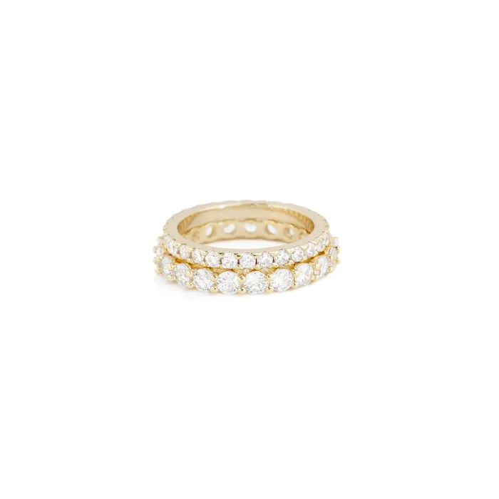 Shashi Vroom Ring Set Gold Plated Brass Shashi Rings