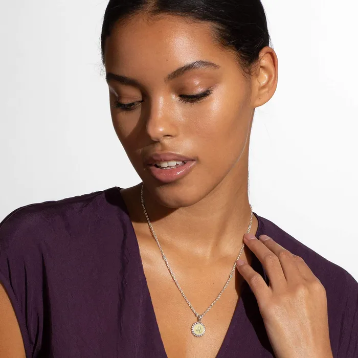 Signature Caviar Aquarius Zodiac Charm LAGOS Charm Necklaces