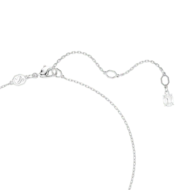 Swarovski Idyllia Necklace Pendant Mixed cuts Snowflake White Rhodium plated Swarovski Necklaces