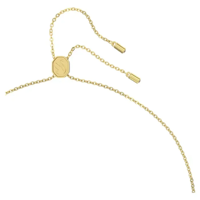 Swarovski Matrix Pendant Baguette Cut Green GoldTone Plated Swarovski Rings