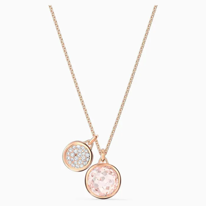 Swarovski Necklaces Swarovski Tahlia Doble Pendant Rose Gold One Size