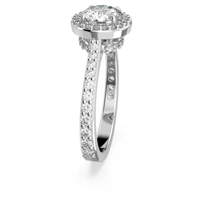 Swarovski Rings Swarovski Constella Cocktail Ring Round cut Pav White Rhodium plated 55