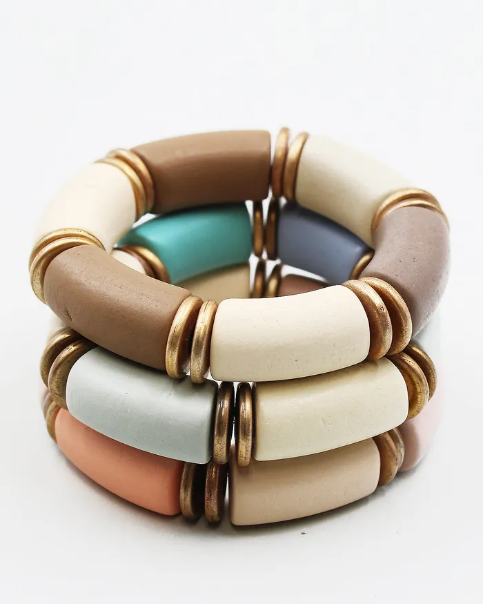 Wooden Stretch Bracelet 111622 Bracelets