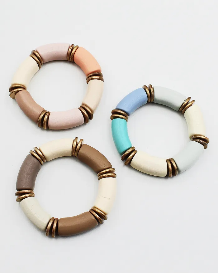 Wooden Stretch Bracelet 111622 Bracelets